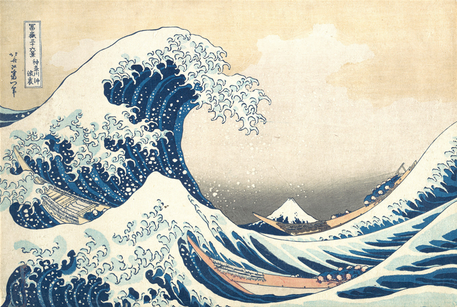 神奈川冲浪里（The Great Wave off Kanagawa）葛饰北斋1831_#900.jpg